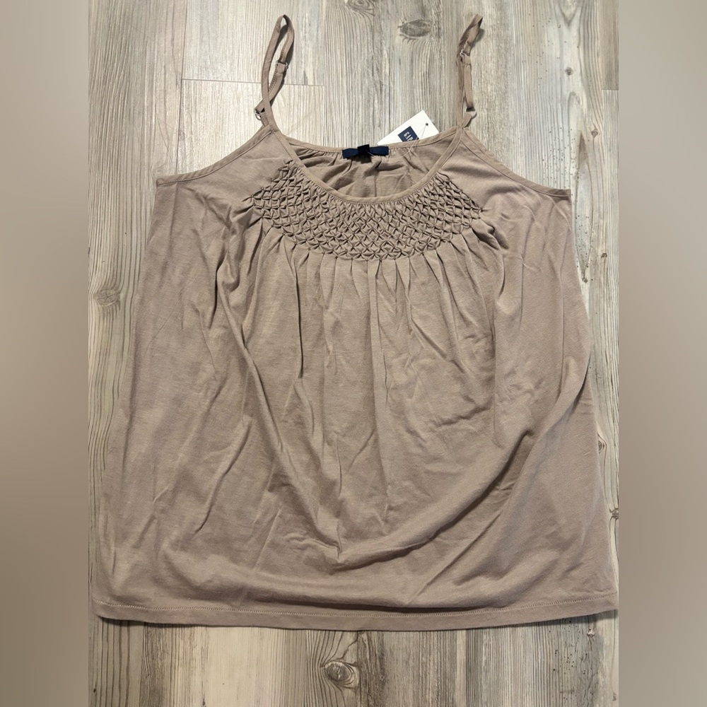 GAP Tan Sleeveless Tank Top NWT